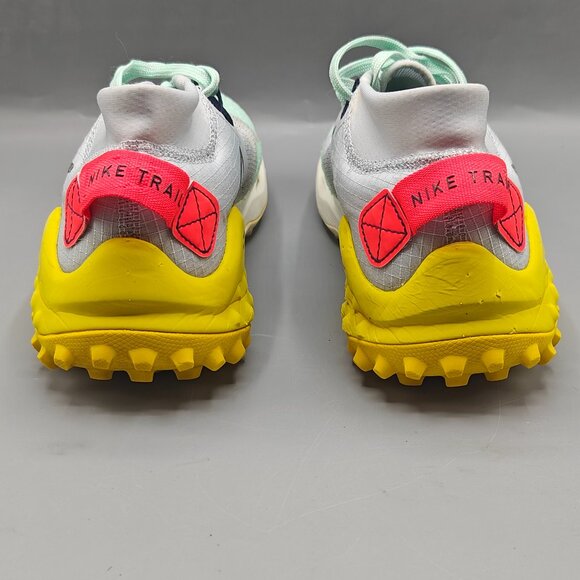 Nike Air Zoom Wildhorse Women Size 7 Aura Mint Foam Yellow Rare Trail Running - Picture 10 of 11
